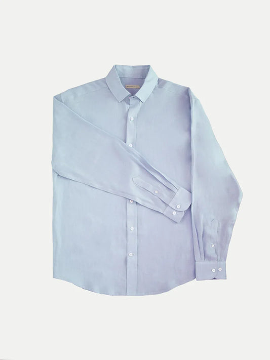 Camisa 100% Lino LIGHT BLUE