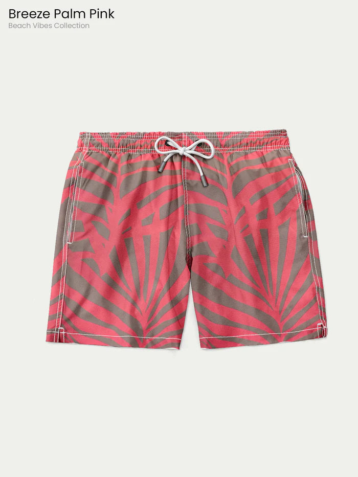 Pink Palms Swimtrunk Adulto