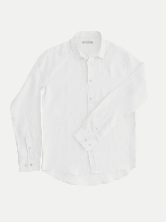 Camisa 100% Lino WHITE