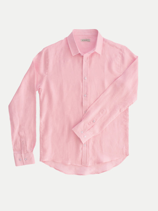 Camisa 100% Lino LIGHT PINK